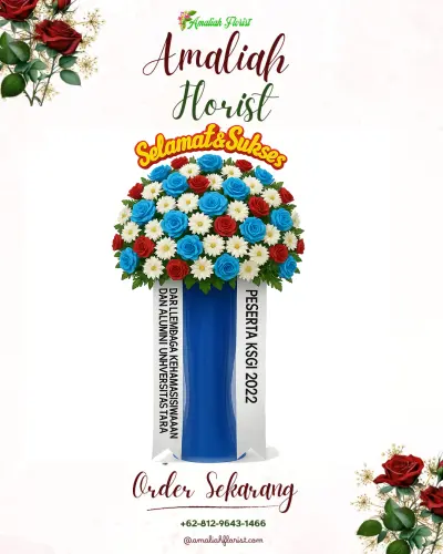 Standing Flower di Rumah Duka Hky (himpunan Kematian Yogyakarta)